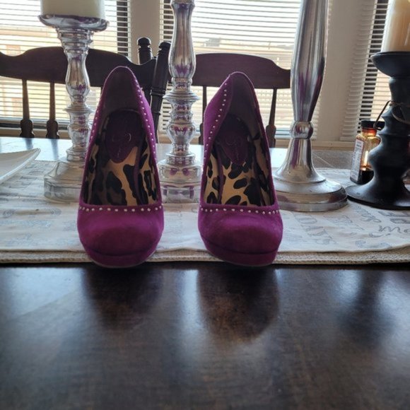 Jessica Simpson Lavendar Purple Heel, Size 7 - Picture 2 of 4